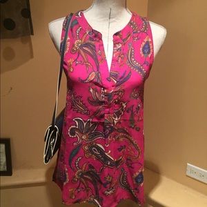 Let It Be Pink Paisley Blouse